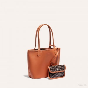 Goyard ANJOU MINI BAG Svarte Brune | KKNQ8156