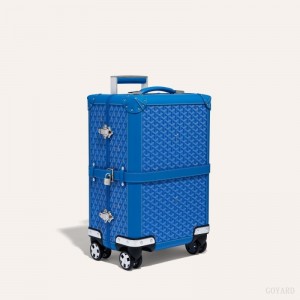 Goyard BOURGET PM TROLLEY CASE Blå | VQCG9976