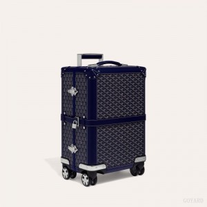 Goyard BOURGET PM TROLLEY CASE Marineblå Blå | FAFH2394