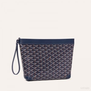 Goyard Conti pouch Marineblå Blå | NJLX0483