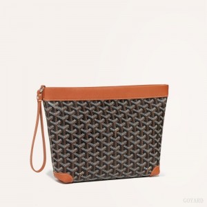 Goyard Conti pouch Svarte Brune | VFRG1535