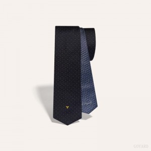 Goyard Eldredge Bicolore tie Marineblå Blå | LKTO3909