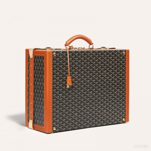 Goyard GRAND HÔTEL 50 CASE Svarte Brune | UATN0472