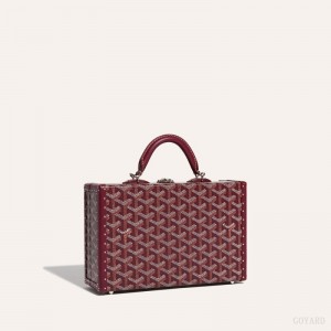 Goyard Grand Hôtel Trunk Bag Burgunder | GHQK4173