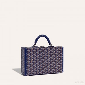 Goyard Grand Hôtel Trunk Bag Marineblå Blå | AGZS6720