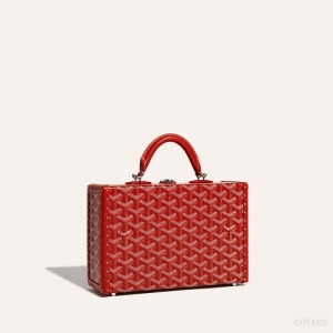 Goyard Grand Hôtel Trunk Bag Rød | XHIQ4476