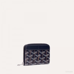 Goyard MATIGNON MINI WALLET Marineblå Blå | FLMZ2599