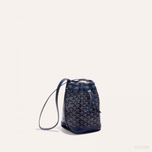 Goyard PETIT FLOT BUCKET BAG Marineblå Blå | HGHF4494