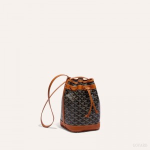 Goyard PETIT FLOT BUCKET BAG Svarte Brune | VRER2482