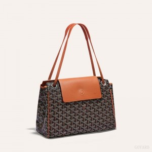 Goyard ROUETTE PM BAG Svarte Brune | VBHC1636