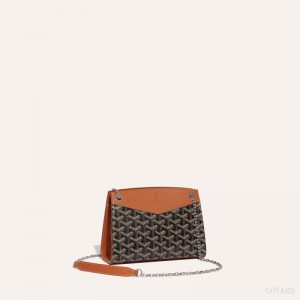 Goyard Rouette Structuré Mini Bag Svarte Brune | MFGI3157