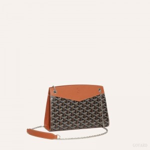 Goyard Rouette Structuré PM Bag Svarte Brune | KCHW4471