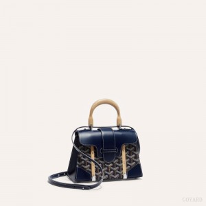 Goyard SAÏGON STRUCTURE MINI BAG Marineblå Blå | NPYU7636