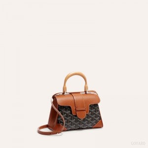 Goyard SAIGON SOUPLE MINI BAG Svarte Brune | HDPB2976