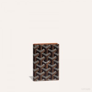 Goyard SAINT-MARC CARD WALLET Svarte Brune | JRHR6132