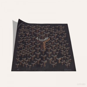 Goyard SCARF N°1 Svarte | PZBO5793