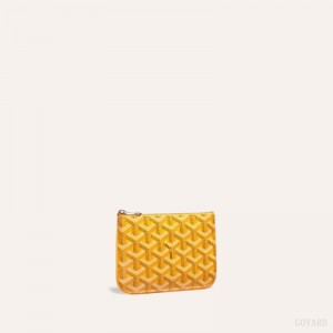 Goyard SÉNAT MINI WALLET Gul | FCAH0714