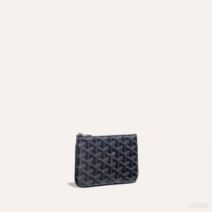 Goyard SÉNAT MINI WALLET Marineblå Blå | XGIN7618