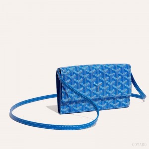 Goyard Varenne Continental Wallet Blå | DVYM9228