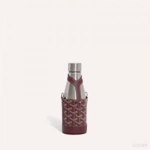 Goyard Yonne PM Case & Flask Burgunder | QIBM7869