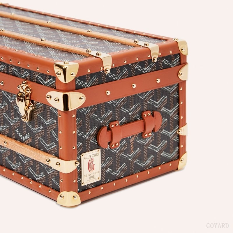 Goyard 352 CASE Svarte Brune | PNRN1966