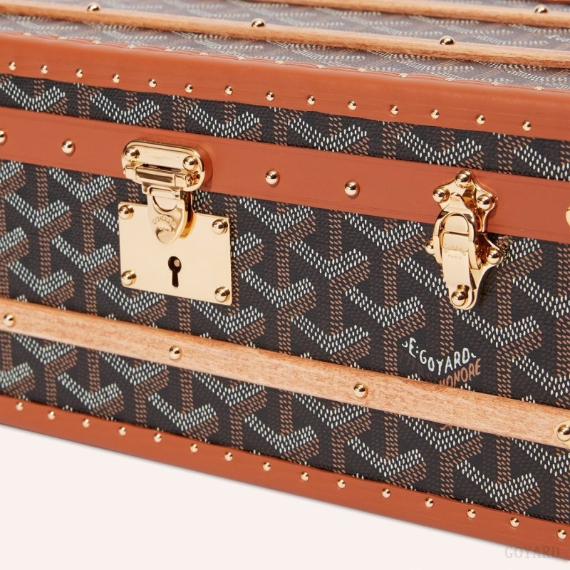 Goyard 352 CASE Svarte Brune | PNRN1966