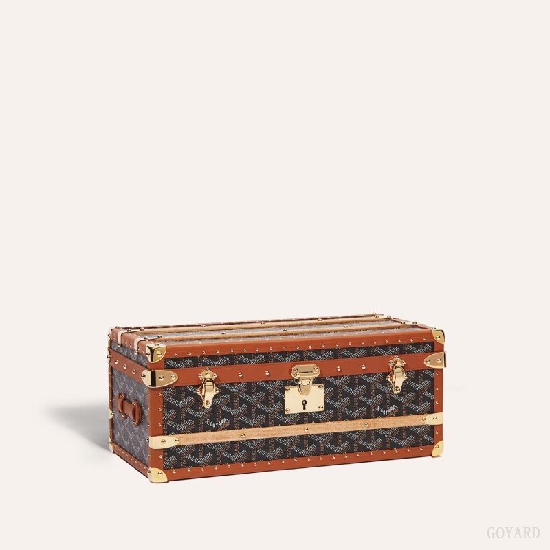 Goyard 352 CASE Svarte Brune | PNRN1966