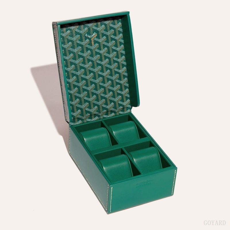 Goyard 4 WATCH CASE Grønn | CLSA7882