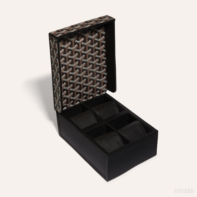 Goyard 4 WATCH CASE Svarte | JPVX2241