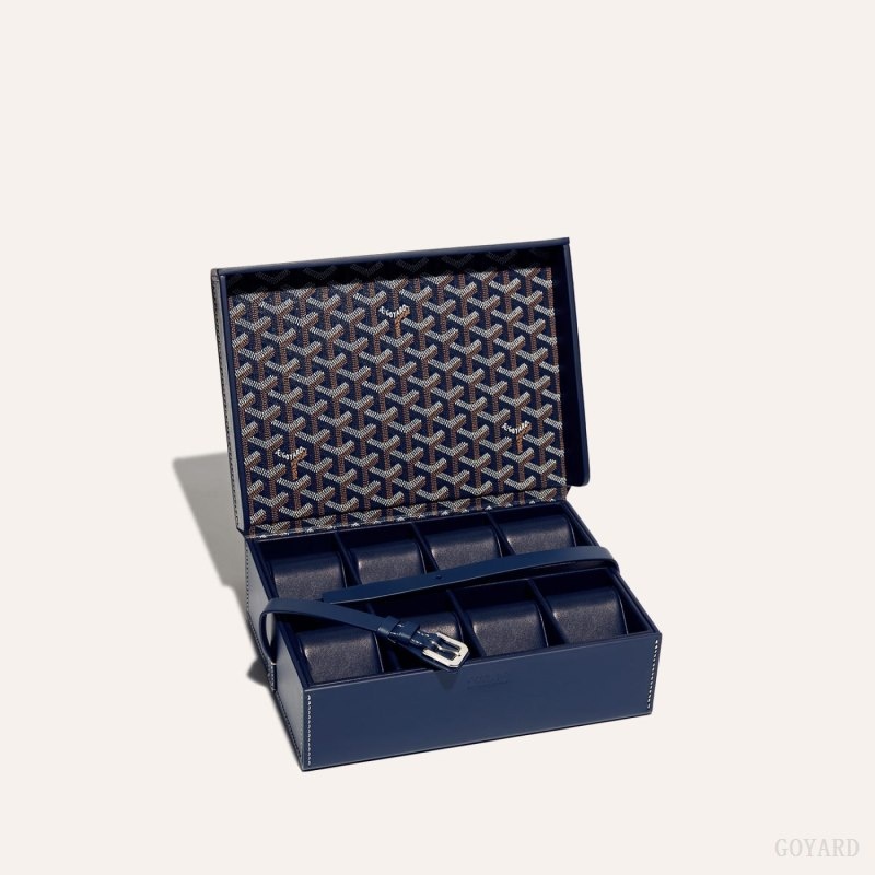 Goyard 8 WATCH CASE Marineblå Blå | RVVW2322