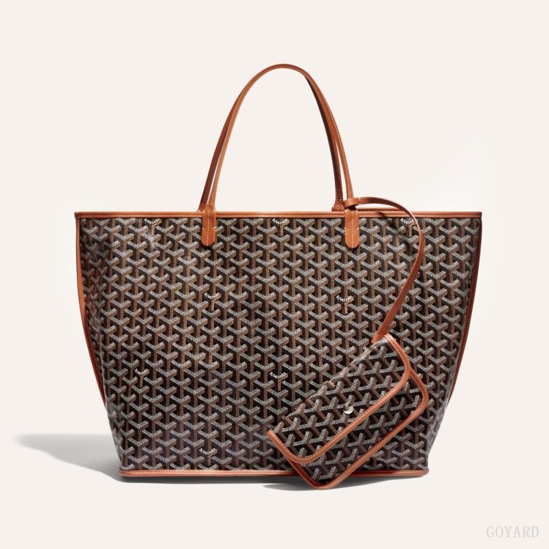 Goyard ANJOU GM BAG Svarte Brune | GPJP0026