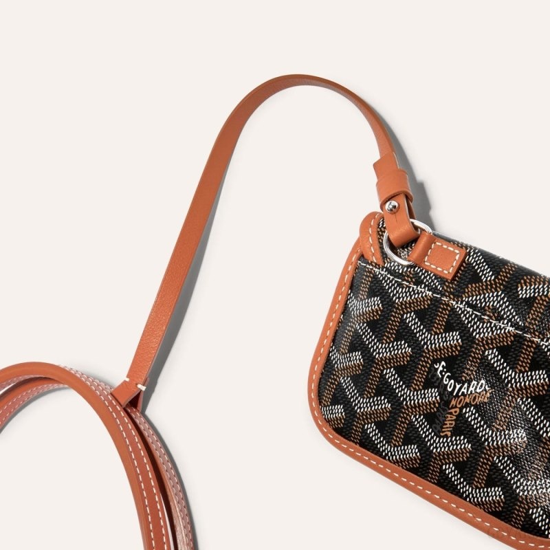 Goyard ANJOU MINI BAG Svarte Brune | KKNQ8156