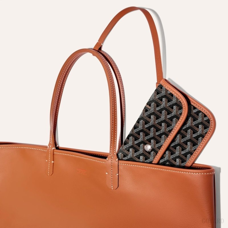 Goyard ANJOU PM BAG Svarte Brune | ULSJ1189