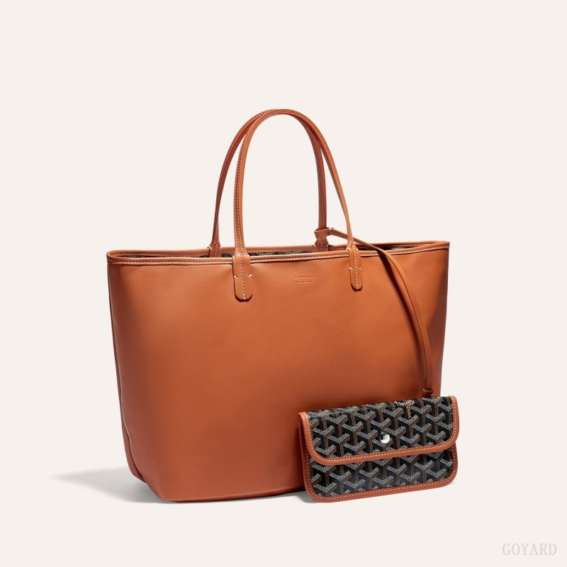 Goyard ANJOU PM BAG Svarte Brune | ULSJ1189