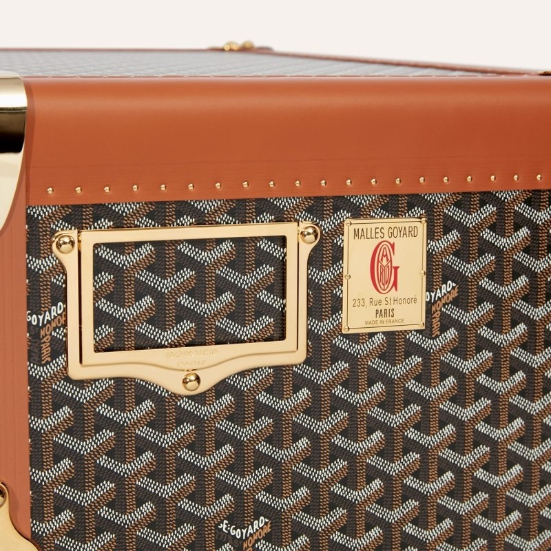 Goyard ARMOIRE TRUNK Svarte Brune | DITP4485