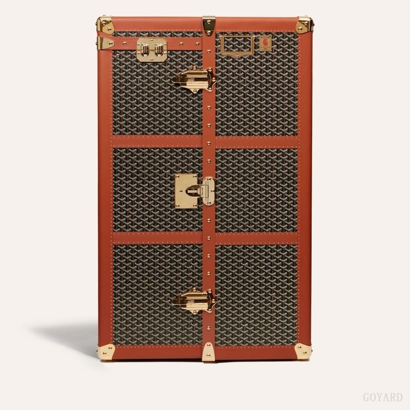 Goyard ARMOIRE TRUNK Svarte Brune | DITP4485