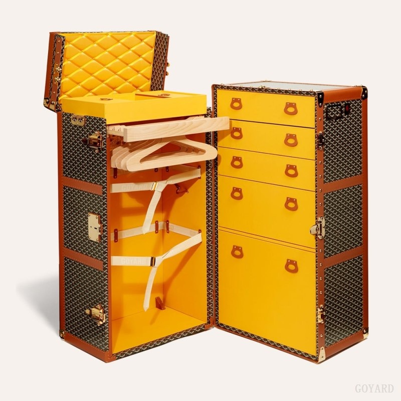 Goyard ARMOIRE TRUNK Svarte Brune | DITP4485