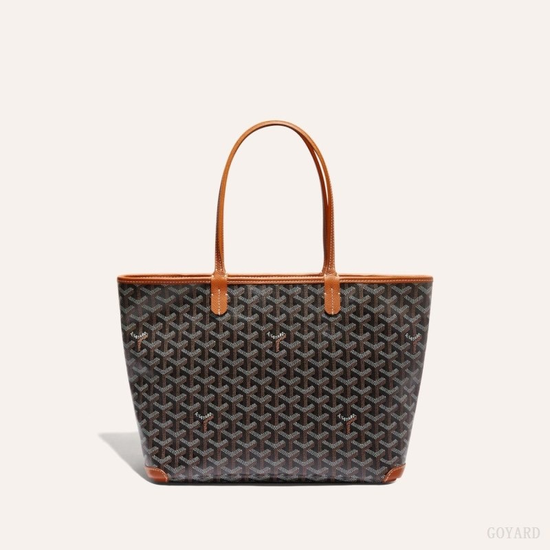 Goyard ARTOIS PM BAG Svarte Brune | XCIG7647