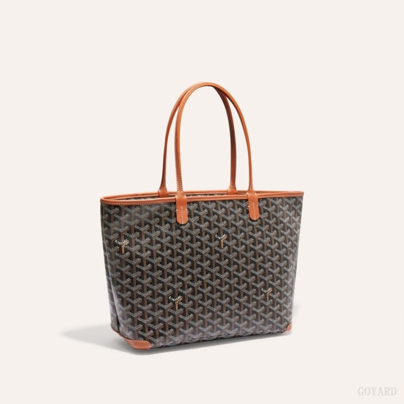 Goyard ARTOIS PM BAG Svarte Brune | XCIG7647