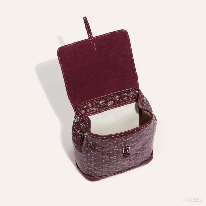 Goyard Alpin Mini Backpack Burgunder | WVYZ9347