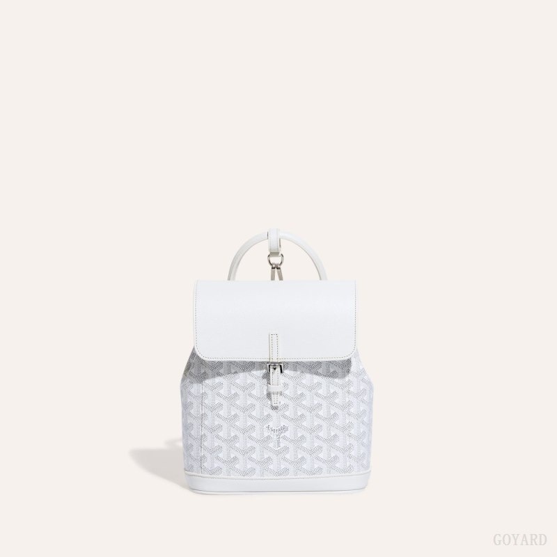 Goyard Alpin Mini Backpack Hvite | MZCL4231