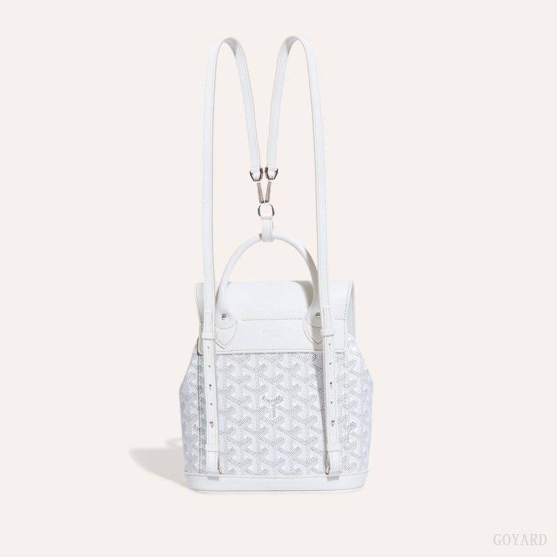 Goyard Alpin Mini Backpack Hvite | MZCL4231