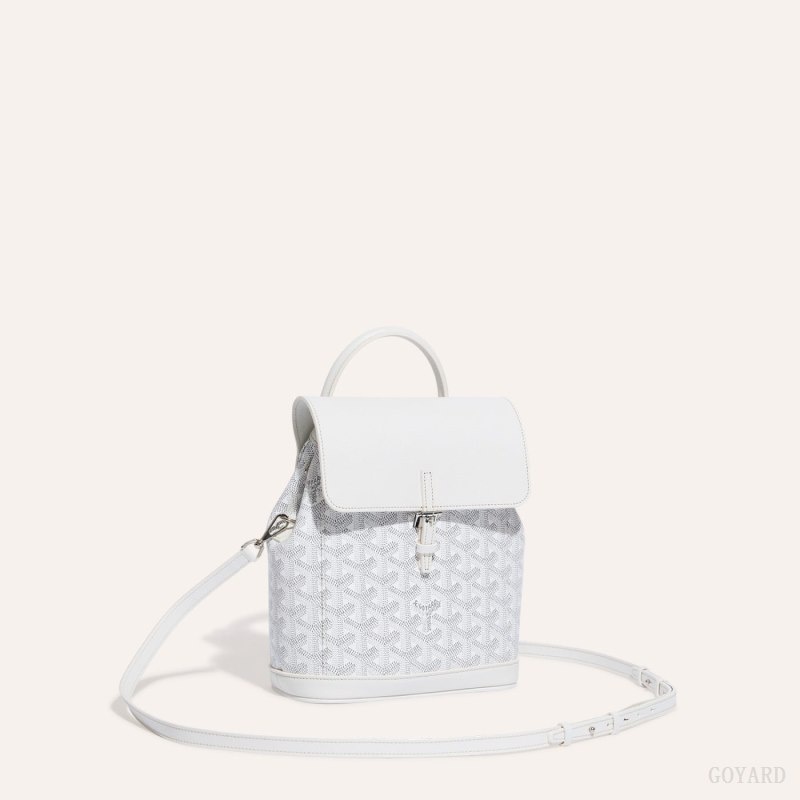 Goyard Alpin Mini Backpack Hvite | MZCL4231