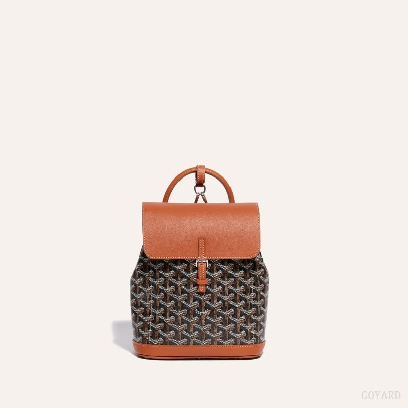 Goyard Alpin Mini Backpack Svarte Brune | EAEM7259