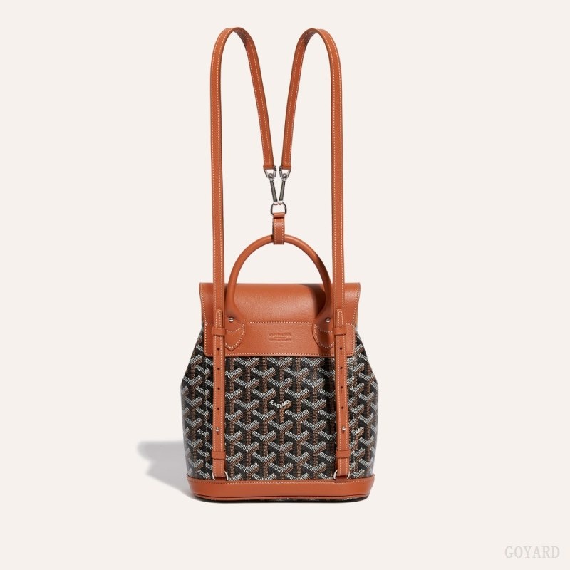 Goyard Alpin Mini Backpack Svarte Brune | EAEM7259