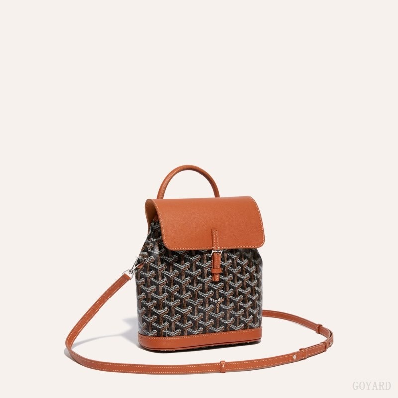 Goyard Alpin Mini Backpack Svarte Brune | EAEM7259