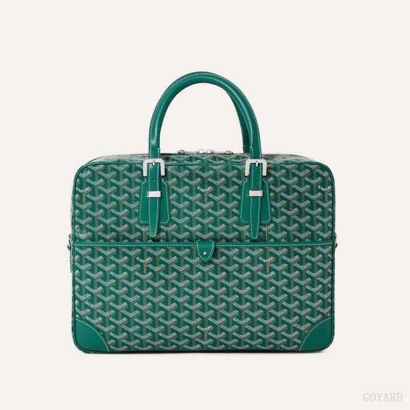 Goyard Ambassade MM Document Case Grønn | YOAE6027