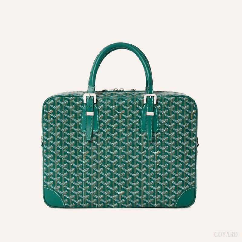 Goyard Ambassade MM Document Case Grønn | YOAE6027