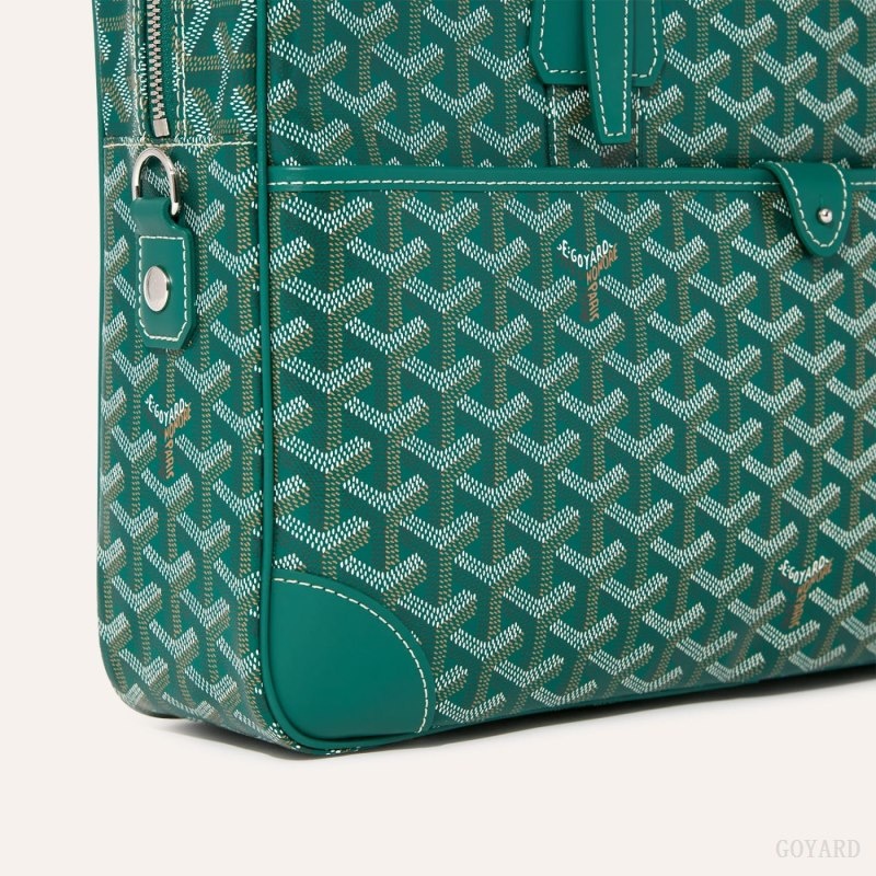 Goyard Ambassade MM Document Case Grønn | YOAE6027