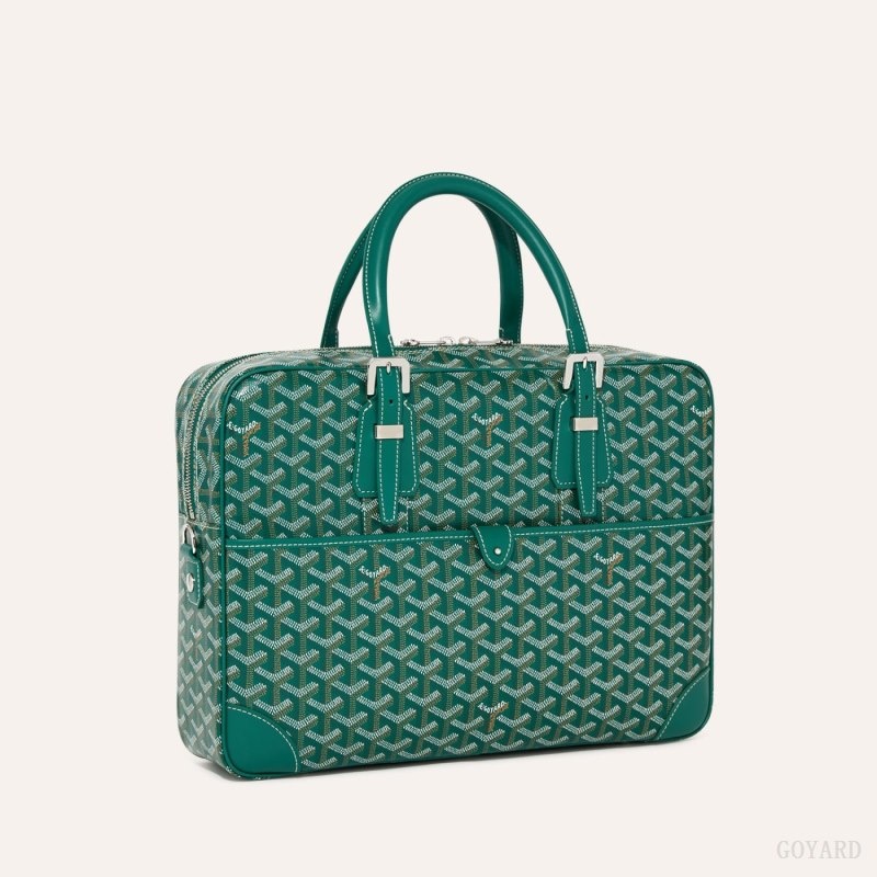 Goyard Ambassade MM Document Case Grønn | YOAE6027